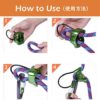 TRIWONDER ATC Belay Device V-grooved Micro Rescue Guide Belay Device Rock Rappelling - Image 5