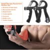 Grip Strength Trainer 2 Pack, NONJISPT Hand Grip Exerciser Strengthener Adjustable Resistance Non-Slip Forearm Workout Equipment, Hand Exerciser for Muscle Building and Injury Recovery for Athletes(Black) - Image 5