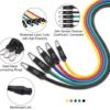 Resistance Bands Set 17pcs Stretch Fitness Exercise Workout Bands for Men Women, 5 Stackable Training Tubes with Handles & Door Anchor for Stretching, Yoga, Pilates, Rehab Physio, Home Gym Equipment - Image 2