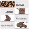 ZOOSIXX Black High Waisted Leggings and Capri for Women, Buttery Soft Printed Athletic Leggings - Image 5