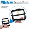Sammons Preston 51792 Rolyan Ergonomic Hand Exerciser with Padded Handle, Adjustable Squeeze Tool,Rubber Bands for Progressive Resistance,Improves Grip Strength in Fingers,Hand & Thumb, Black,4 Pair - Image 5