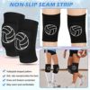 3 Pairs Volleyball Knee Pads Soft Breathable Knee Pads for Women Wrestling Knee Pads Dance Knee Pads Knee Protector for Volleyball Dance Yoga Running Cycling Workout Climbing, Black - Image 4