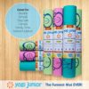 Yogi Junior Kids Yoga Mat - PVC Free - Double Layered TPE Foam - Image 4