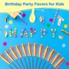 HiUnicorn Rainbow Party Favors - Dance Ribbons for Kids Circus Carnival Rhythmic Gymnastics Birthday Party Decoration Supplies, Ribbon Baton Twirling Sticks Silks Streamers Wands for Girls - Image 2