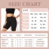 NEW YOUNG 3 Pack Biker Shorts with Pockets for Women High Waisted 8 inch Tummy Control Black Workout Yoga Short Pants - Image 7