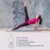 Yoga Mat Cleaner - Herb Scent, Safe for All Mats, No Sticky Or Slimy Residue - Cleans, Restores, Refreshes + Free Microfiber Cleaning Towel Included (1. Misty Lavender) - Image 7