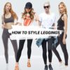 ZOOSIXX Black High Waisted Leggings and Capri for Women, Buttery Soft Printed Athletic Leggings - Image 2