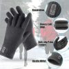 Winter Gloves Men Womens Warm Touchscreen Gloves Knitted Double Layer Thermal Non-slip Work Outdoor Sport Unisex Gloves - Image 4