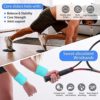24pcs Resistance Bands Set Workout Bands with 5 Stackable Exercise Bands, 5 Resistance Loop Bands, 2 Core Sliders, Door Anchor, Ankle Straps, Jump Rope,Hand Grip Strengthener - Image 7