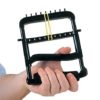 Sammons Preston 51792 Rolyan Ergonomic Hand Exerciser with Padded Handle, Adjustable Squeeze Tool,Rubber Bands for Progressive Resistance,Improves Grip Strength in Fingers,Hand & Thumb, Black,4 Pair - Image 2