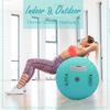 CZGBRO Air Roller Air Spot Gymnastics Air Barrel, Air Mat Tumble Track Gymnastic Equipment Inflatable Tumbler Backbend Trainer with Electric Pump for Yoga Cheerleading Home & Water Use - Image 6