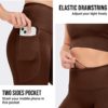 Ribbed Seamless Leggings for Women Cross High Waisted Workout Gym Yoga Pants Tummy Control Tights - Image 4
