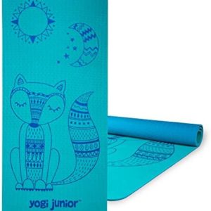 Yogi Junior Kids Yoga Mat - PVC Free - Double Layered TPE Foam