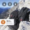 30seven Unisex Thinsulate Heated Gloves with Grip — Waterproof, Windproof Winter Gloves for Cycling with Rechargeable Battery - Image 2