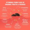Whole Fruit Gummy Vitamins for Kids No Added Sugar, Vegan Kids Multivitamin Gummies, Plant Based Multivitamin for Kids, Whole Foods Toddler Vitamins, Organic Kids Vitamins Chewable 60 Bites Strawberry - Image 6