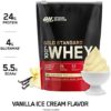 Optimum Nutrition Gold Standard 100% Whey Protein Powder, Vanilla Ice Cream, 1 Pound (Packaging May Vary) - Image 2