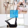 A AZURELIFE Stretch Strap with 11 Loops, Half Elastic Stretching Strap Band - Stretch Tool for Yoga Physical Therapy, Dance and Pilates, Gymnastics, Hamstring Strength Training with Instruction Guide - Image 5