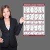 QuickFit 10 Pack - Exercise Workout Poster Set - Dumbbell, Suspension, Kettlebell, Resistance Bands, Stretching, Bodyweight, Barbell, Yoga Poses, Exercise Ball, Muscular System Chart - (18" x 27") - Image 6