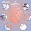 Clever Fox Weekly Meal Planner - Weekly & Daily Meal Prep Journal with Shopping and Grocery Lists for Menu Planning, Healthy Diet & Weight Loss Tracking, Lasts 1 Year, Undated , A5 - Light Pink - Image 2