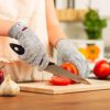NoCry Cut Resistant Gloves with Grip Dots - High Performance Level 5 Protection, Food Grade. Size Medium, Complimentary eBook Included! - Image 7