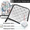 ACOGO Llama Cactus Heat Resistant Hot Oven Mitts & Pot Holders for Kitchen Gift Set with Non-Slip Textured Grip Set of 2, Oven Gloves for BBQ Cooking Baking, Grilling - Image 4