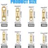 OROOTL Fishing Swivels Saltwater Heavy Swivels High Strength Fishing Bearing Swivel Copper Fishing Swivel Connectors Brass Barrel Swivels Wind on Swivels for Sea Ocean Fishing - Image 4
