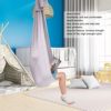 TOPINCN 1 X 2.8m Fabric Yoga Swing, Yoga Hammock kit Yoga Elastic Swing for Yoga Children Inversion Inversion Exercises Improved Flexibility and Core Strength(Grey) - Image 3