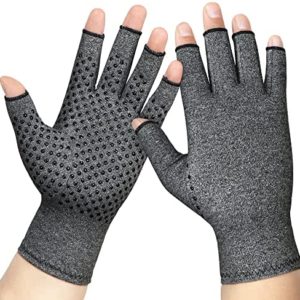 Arthritis Gloves for Women and Men for Pain -Compression Gloves for Swelling, Rheumatoid osteoarthritis,and Arthritis Hands(1 Pair) (M)