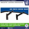 Ultimate Body Press Wall Mount Pull Up Bar - Image 4