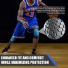 NEENCA Professional Knee Brace, Compression Knee Sleeves Support with Patella Sponge Pad, Premium Ultra-Thin Knee Pads for Knee Pain, Running, ACL, Arthritis, Joint Pain, Meniscus Tear, Sports. ACE-58 - Image 4