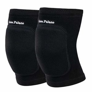 Lion Palace Volleyball Knee Pads for Dancers—Soft Breathable Knee Pads for Men Women Kids Knees Protective, Knee Brace for Football Dance Yoga Tennis Running Cycling Workout Climbing (full black, M)