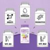 SmartyPants Organic Toddler Multivitamin, Daily Gummy Vitamins: Probiotics, Vitamin C, D3, Zinc, & B12 for Immune Support, Energy & Digestive Health, Fruit Flavor, 60 Gummies, 30 Day Supply - Image 3