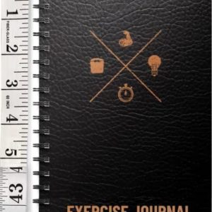 Exercise Journal and Planner, Easy to Use Fitness Planner, Weight Loss Journal & Workout Planner, Workout Log Book, Helps Achieve Goals Faster