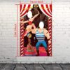 Circus Party Decorations Photo Door Banner Background Props, Fun Fiesta Photo Door Banners Carnival Themed Party Decorations Festive Game Supplies (5x3FT) - Image 2