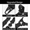 Traditional Sling for Outdoor Sports,Two Point Rifle Sling with Shoulder Pads,Premium Nylon Gun Sling Black - Image 6