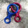 HUOFU 35KN Aluminum Climb Rescue Figure 8 Descender, Rappelling Gear Downhill Equipment, Rigging Plate for Climbing and Rappelling Device - Image 3