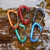 FresKaro 5pcs Nano Carabiner Clips, 8kN 1798lbs, Small Sturdy, Reliable Time-Tested Strong Spring Wiregate, Choice of 5colors - Image 8
