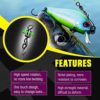 AMYSPORTS Rolling Connector Fishing Swivel Saltwater Corrosion Resistance Snap Swivels Kit Stainless Quick Fishing Snap Barrel Freshwater Trolling Accessories - Image 4