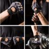 Workout Gloves,Weight Lifting Fingerless Gym Exercise Gloves,Men's and Women's Anti-calluses Must-Have Fitness Gloves, Lightweight and Breathable - Image 3