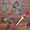 FresKaro 5pcs Nano Carabiner Clips, 8kN 1798lbs, Small Sturdy, Reliable Time-Tested Strong Spring Wiregate, Choice of 5colors - Image 5