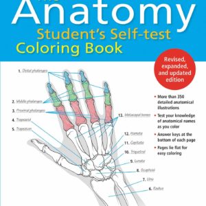 Anatomy Student's Self-Test Coloring Book (Barron's Test Prep)