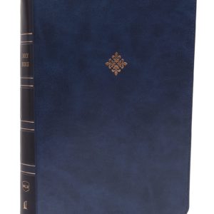 NKJV Holy Bible, Super Giant Print Reference Bible, Blue Leathersoft, 43,000 Cross references, Red Letter, Comfort Print: New King James Version