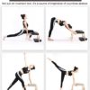 ZIMGOD Home Yoga Headstand Bench, Durable Yoga Headstand Stool with White Cushion & Wooden Ledgs, Yoga Upside Down Stool for Body Building/Backbends - Image 5