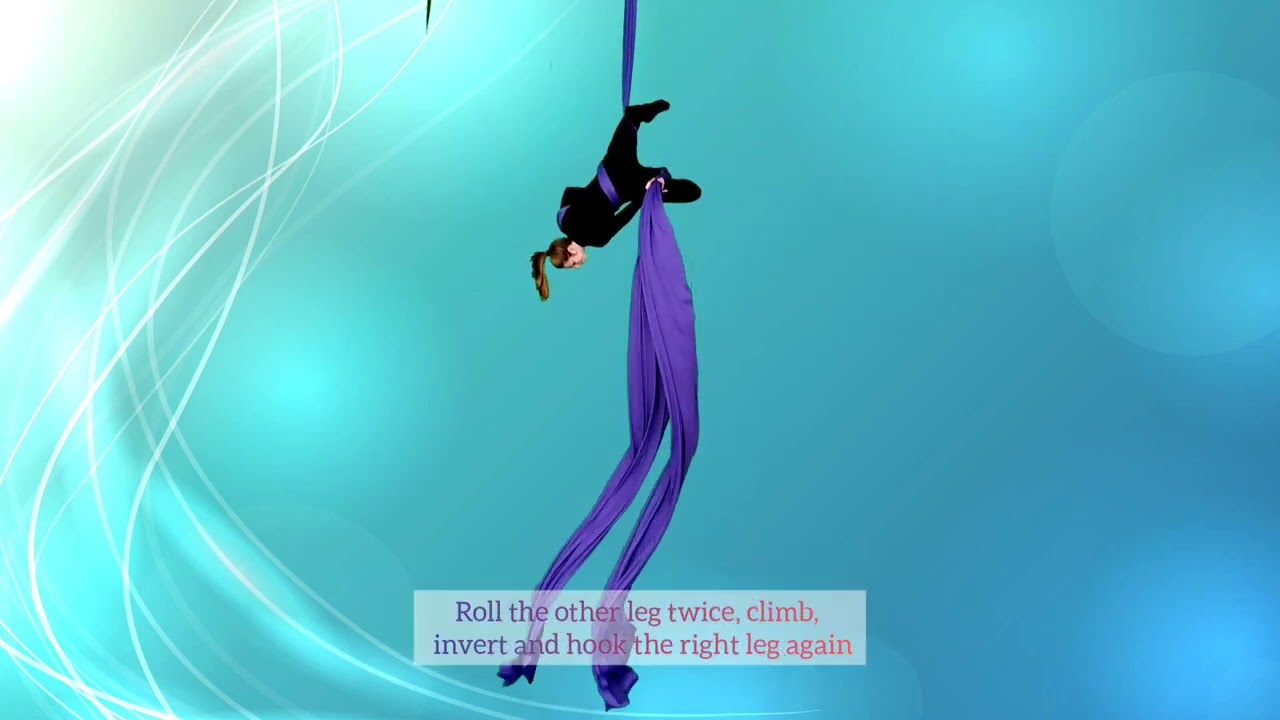 AERIAL SILKS drop tutorial advanced AerialFitness
