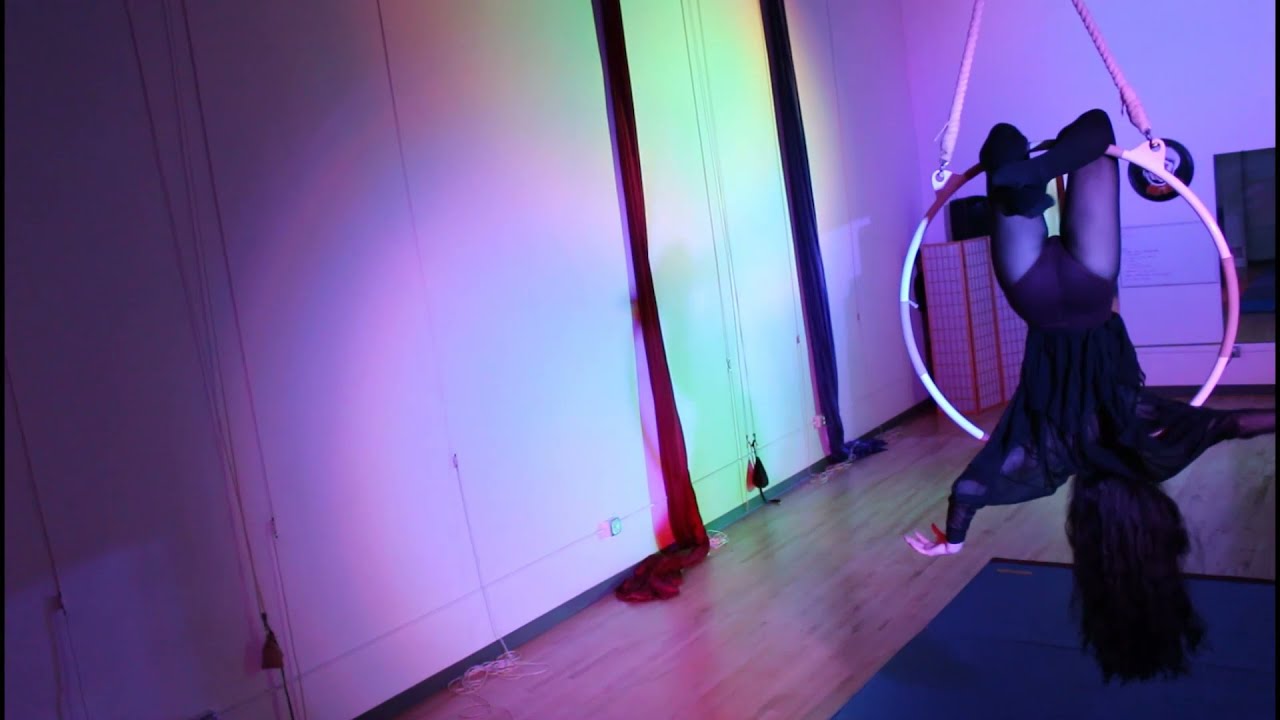 Halloween Aerial Hoop Performance (old) but this time extra gothic ...