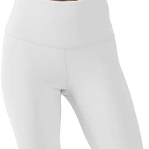 90 Degree By Reflex High Waist Power Flex Yoga Shorts - Tummy Control Biker Shorts for Women
