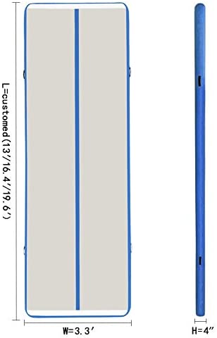 GLANT Air Mat Tumble Track AirSpot - Gymnastics Training Springboard - Round Inflatable Springboard - Image 4