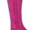 Wrangler Cowgirl Boot Socks, Assorted, Med (W 6-9), 3 Pair - Image 2