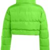Women Warm Faux ry Coat Jacket Stand Collar Long Sleeve Outwear Faux Warm Outwear with Pockets Black S - Image 5