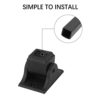 Sidasu Iron Baluster Swivel Shoes Baluster Shoes with Screw Iron Baluster Shoes Angle for 1/2" Square Iron Balusters Set of 20 - Image 3